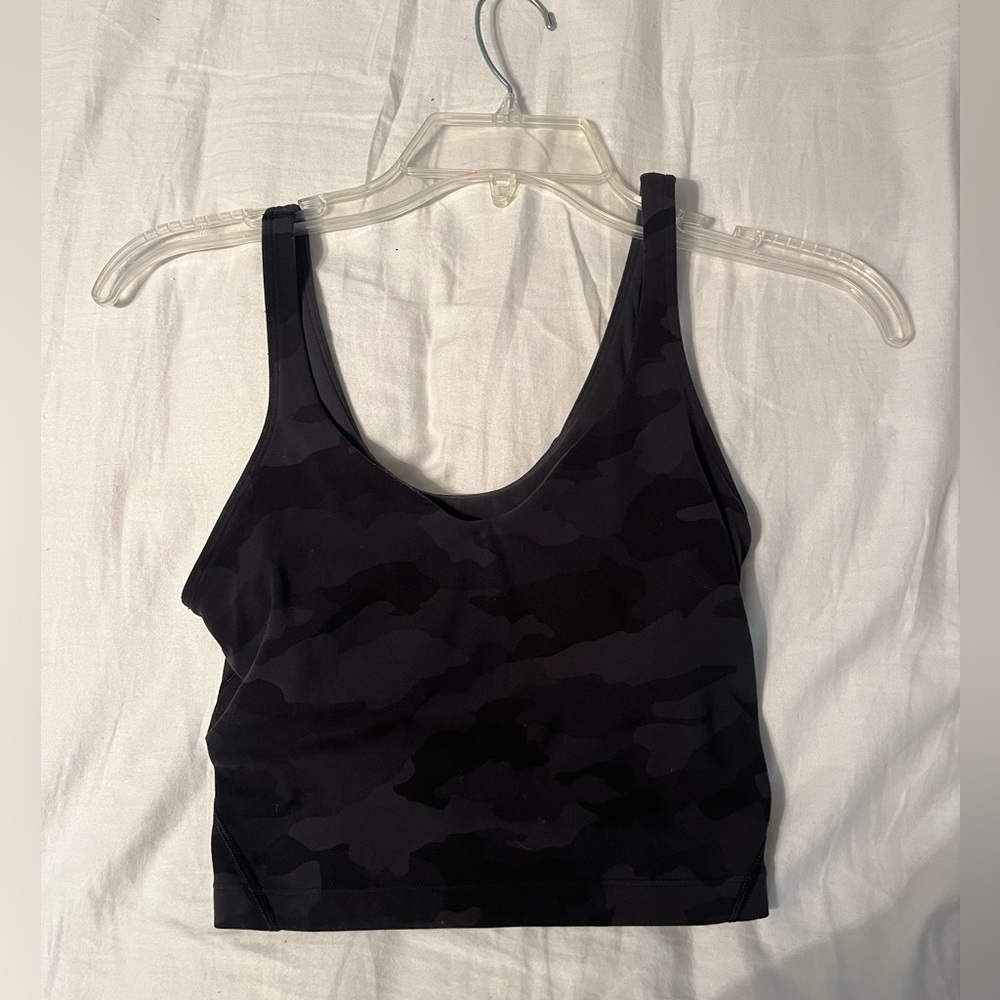 camo lululemon align tank size 4
